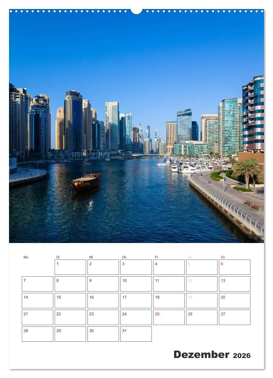 Bild: 9783516432909 | Vertical Dubai 2026 (hochwertiger Premium Wandkalender 2026 DIN A2...