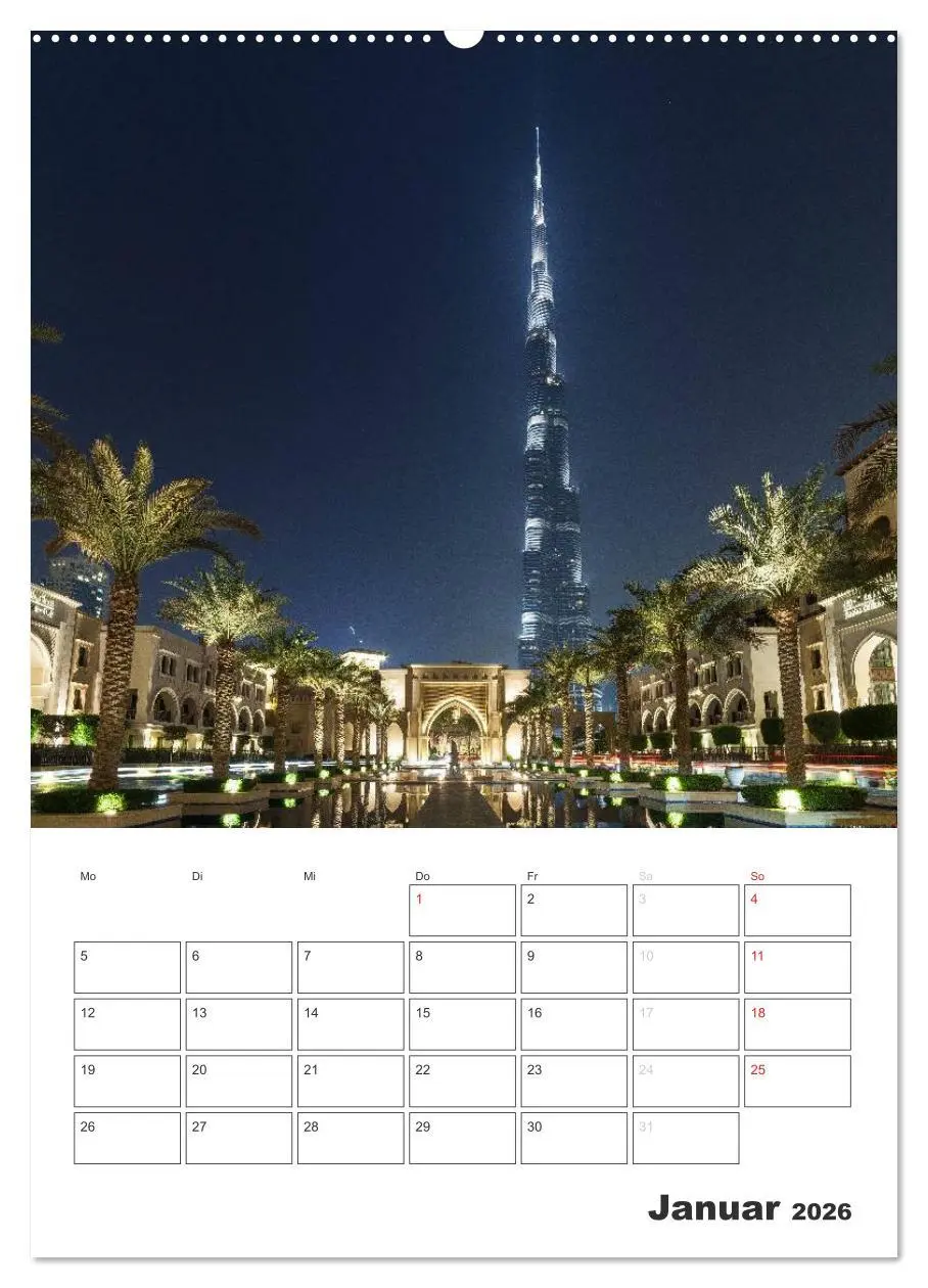 Bild: 9783516432909 | Vertical Dubai 2026 (hochwertiger Premium Wandkalender 2026 DIN A2...