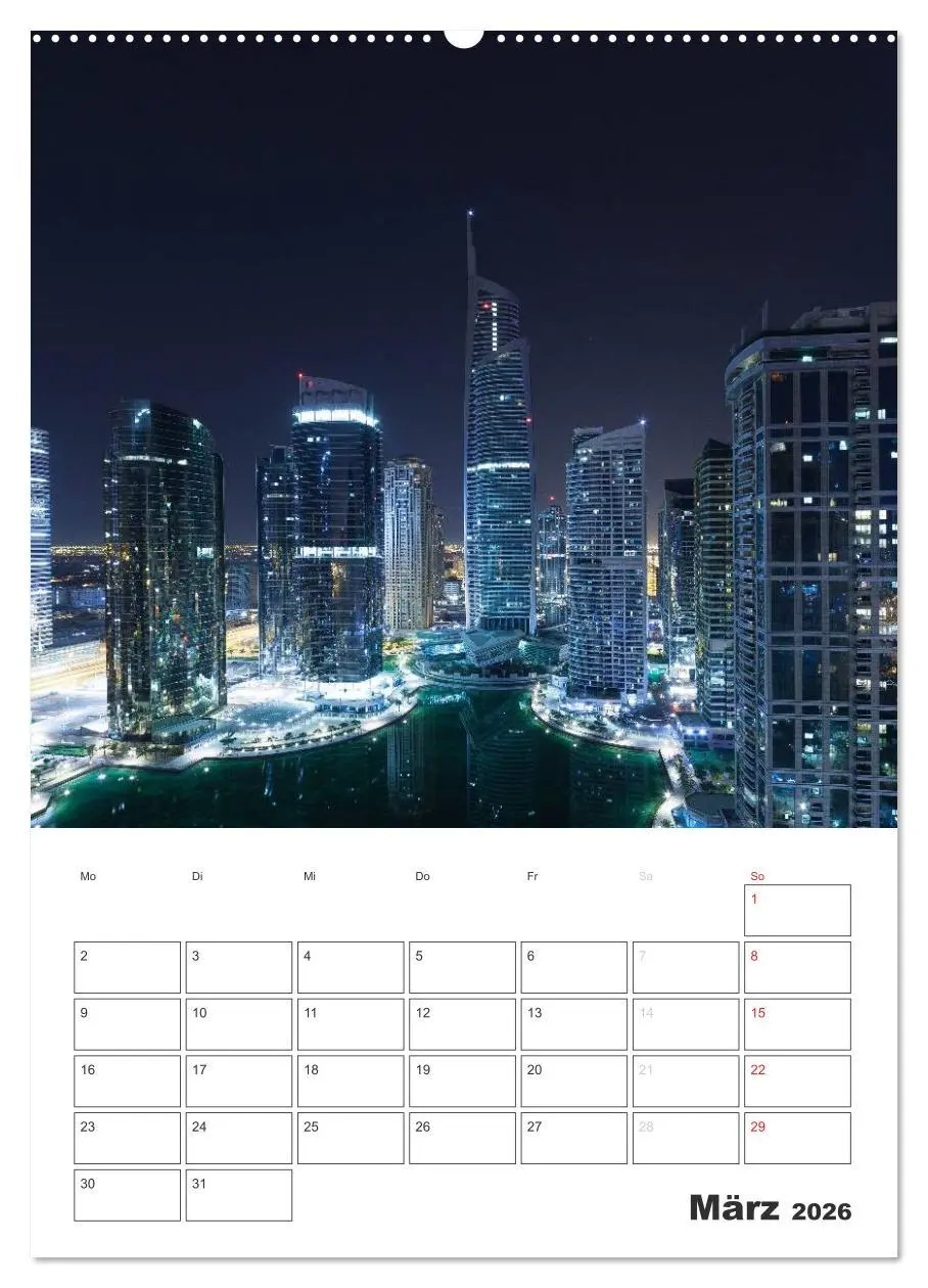 Bild: 9783516432909 | Vertical Dubai 2026 (hochwertiger Premium Wandkalender 2026 DIN A2...