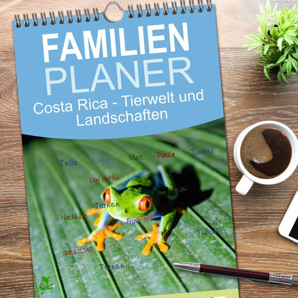 Bild: 9783516502909 | Familienplaner 2026 - Costa Rica - Tierwelt und Landschaften mit 5...