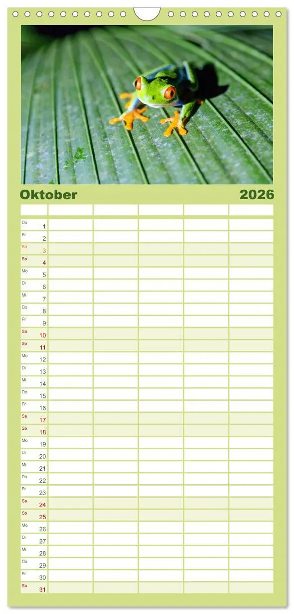 Bild: 9783516502909 | Familienplaner 2026 - Costa Rica - Tierwelt und Landschaften mit 5...