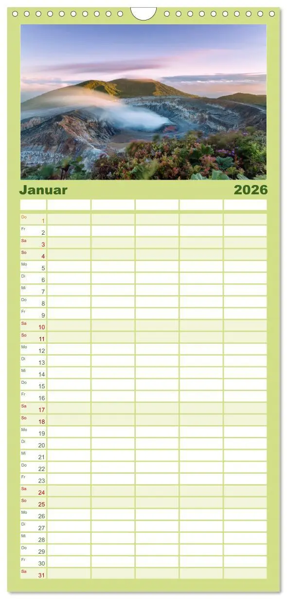Bild: 9783516502909 | Familienplaner 2026 - Costa Rica - Tierwelt und Landschaften mit 5...