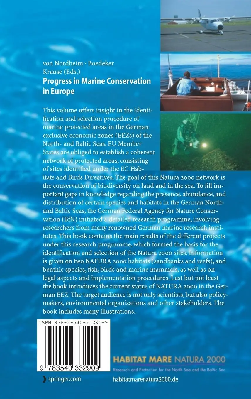 Rückseite: 9783540332909 | Progress in Marine Conservation in Europe | Henning Nordheim (u. a.)