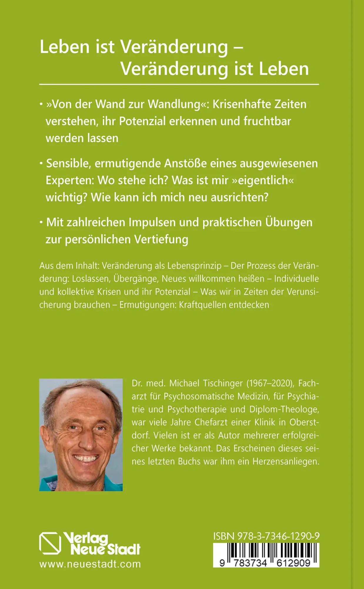 Rückseite: 9783734612909 | Nur Mut zur Veränderung! | Michael Tischinger | Taschenbuch | 216 S.