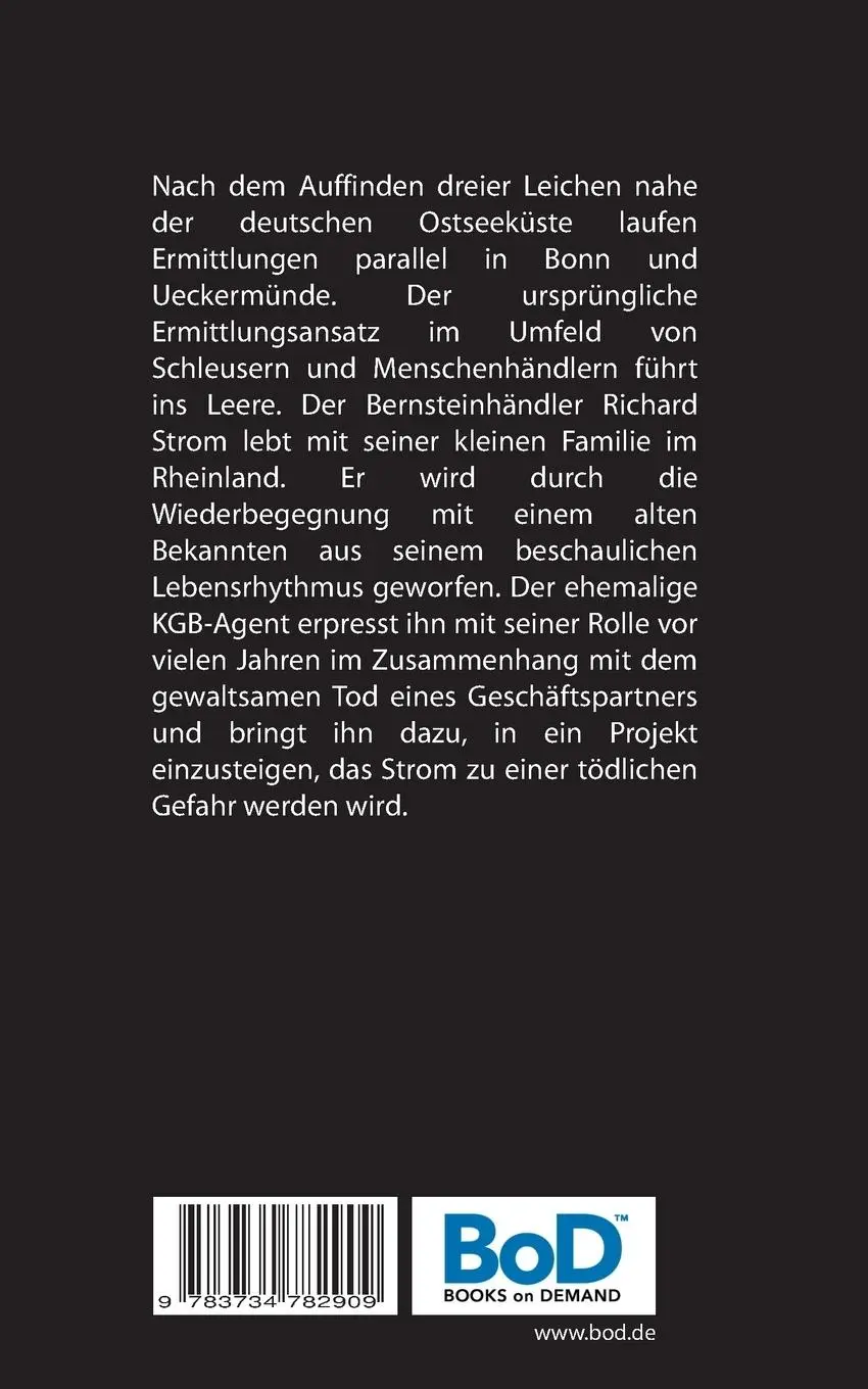 Rückseite: 9783734782909 | Bernsteinhändler | Ein spannender Krimi zwischen Ostsee und Rheinland