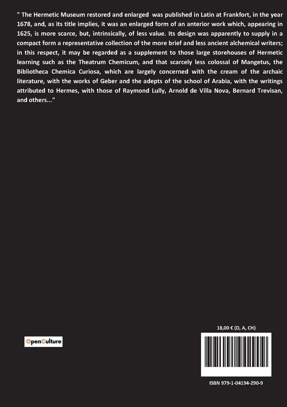 Rückseite: 9791041942909 | The Hermetic Museum | Arthur Edward Waite | Taschenbuch | Englisch