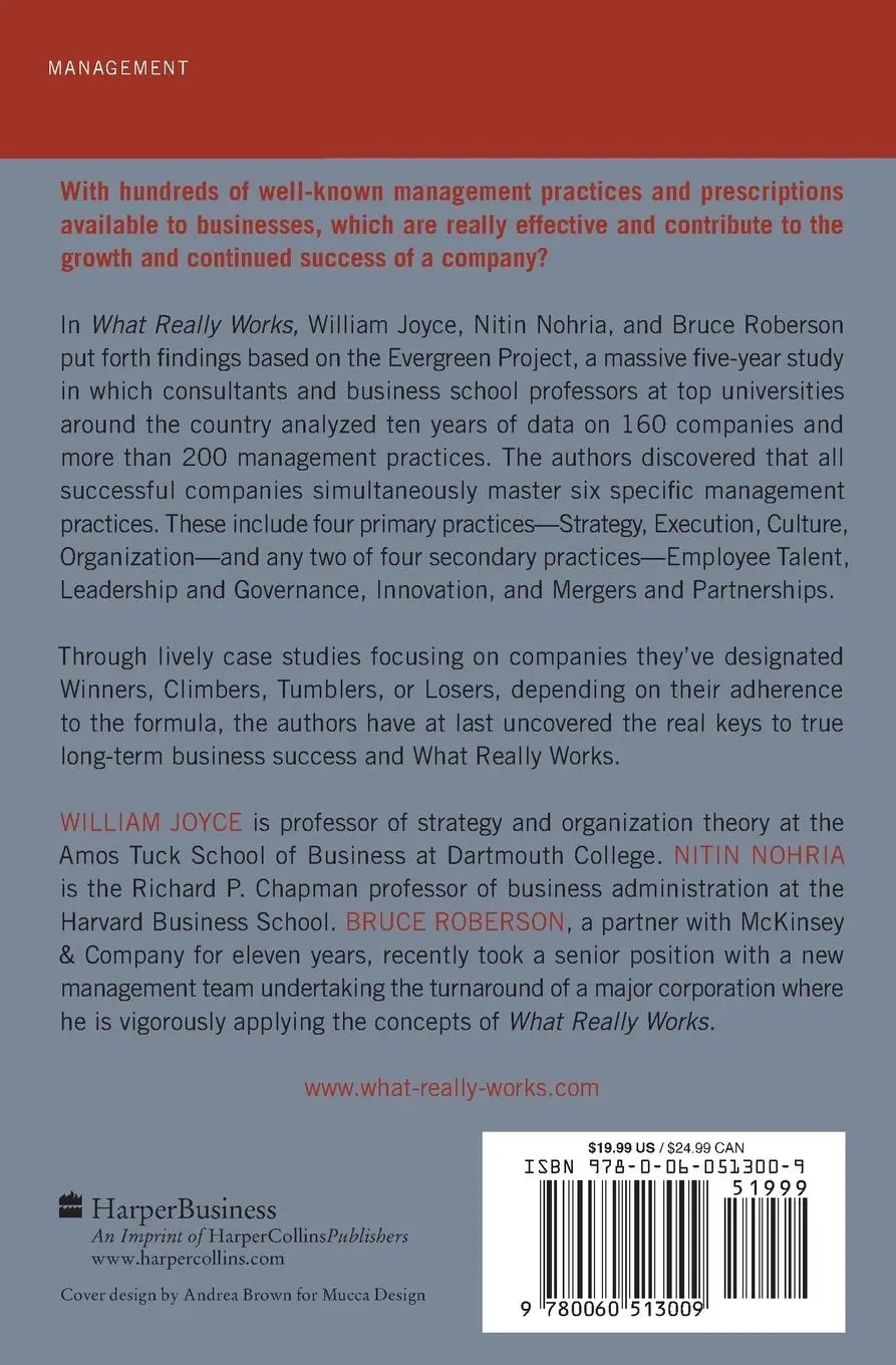 Rückseite: 9780060513009 | What Really Works | William Joyce | Taschenbuch | Englisch | 2014