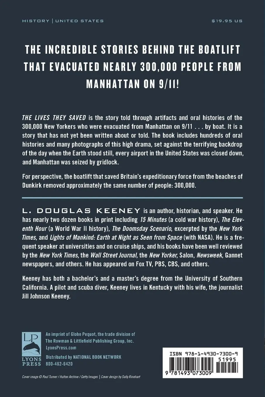 Rückseite: 9781493073009 | The Lives They Saved | L. Douglas Keeney | Taschenbuch | Englisch