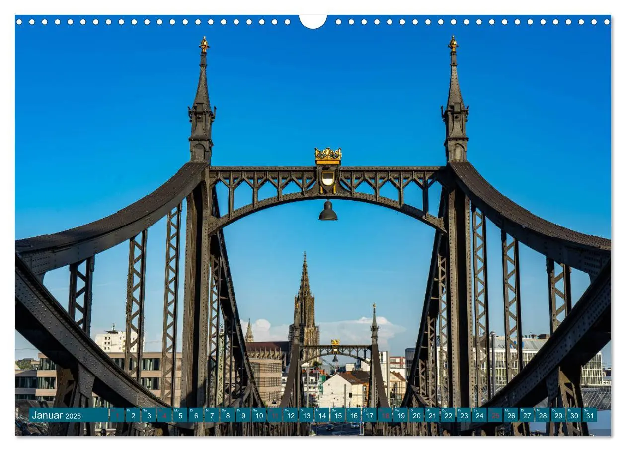 Bild: 9783457783009 | Quer durch Ulm (Wandkalender 2026 DIN A3 quer), CALVENDO...