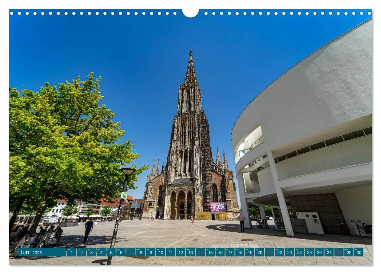 Bild: 9783457783009 | Quer durch Ulm (Wandkalender 2026 DIN A3 quer), CALVENDO...