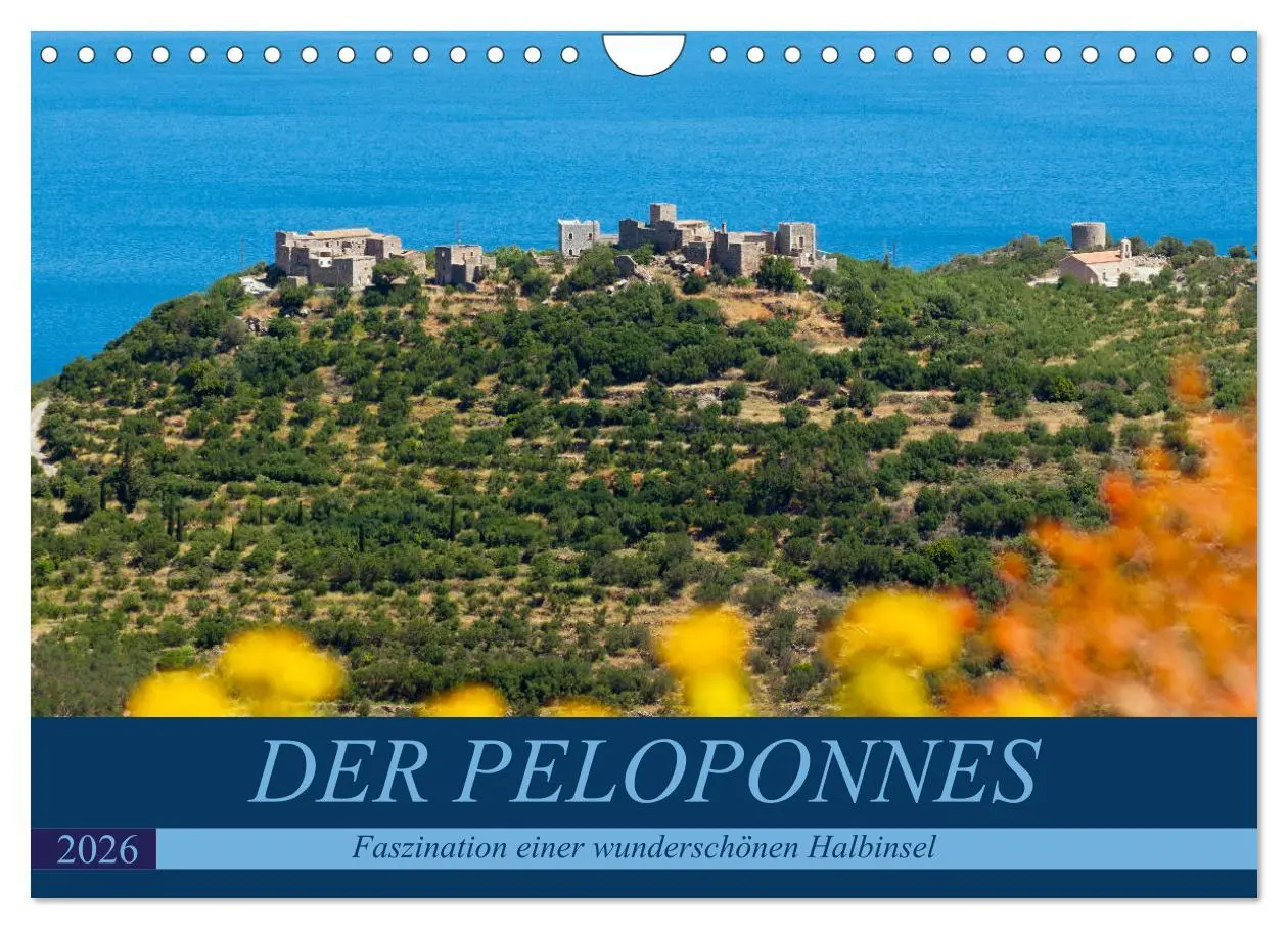 Cover: 9783457853009 | DER PELOPONNES (Wandkalender 2026 DIN A4 quer), CALVENDO...