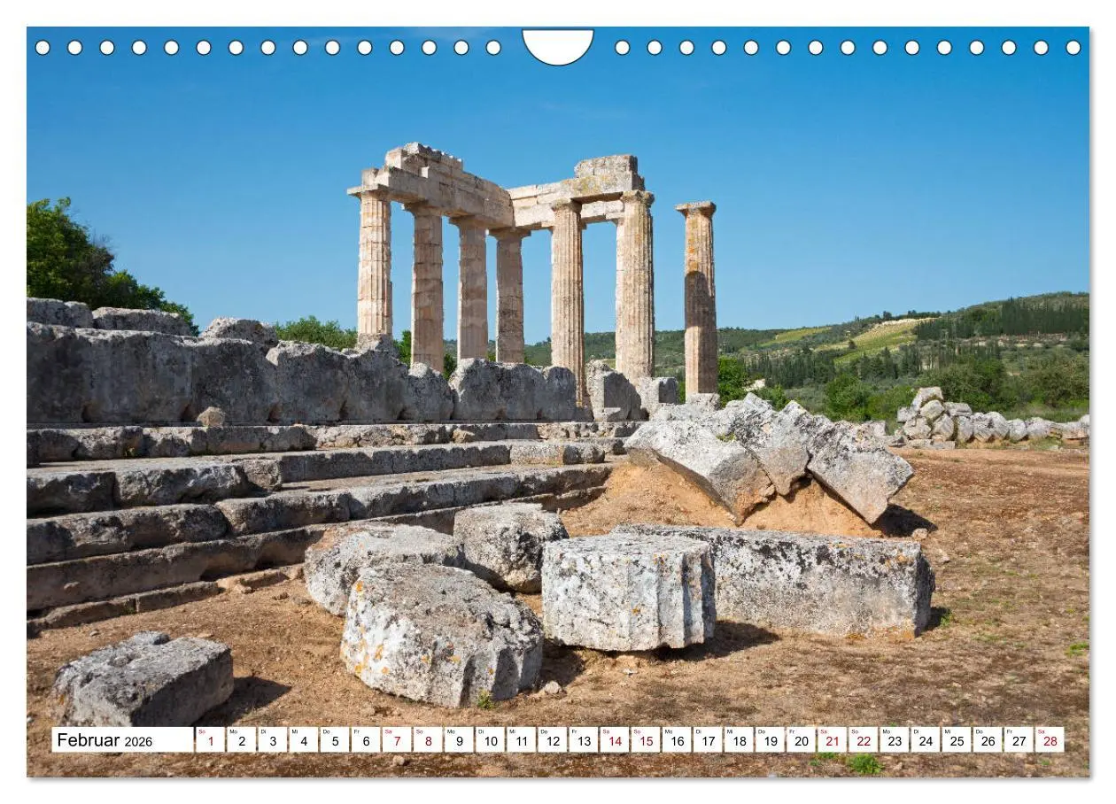 Bild: 9783457853009 | DER PELOPONNES (Wandkalender 2026 DIN A4 quer), CALVENDO...
