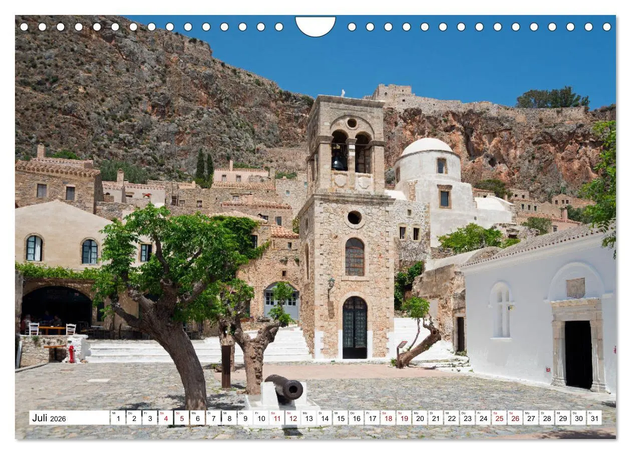 Bild: 9783457853009 | DER PELOPONNES (Wandkalender 2026 DIN A4 quer), CALVENDO...
