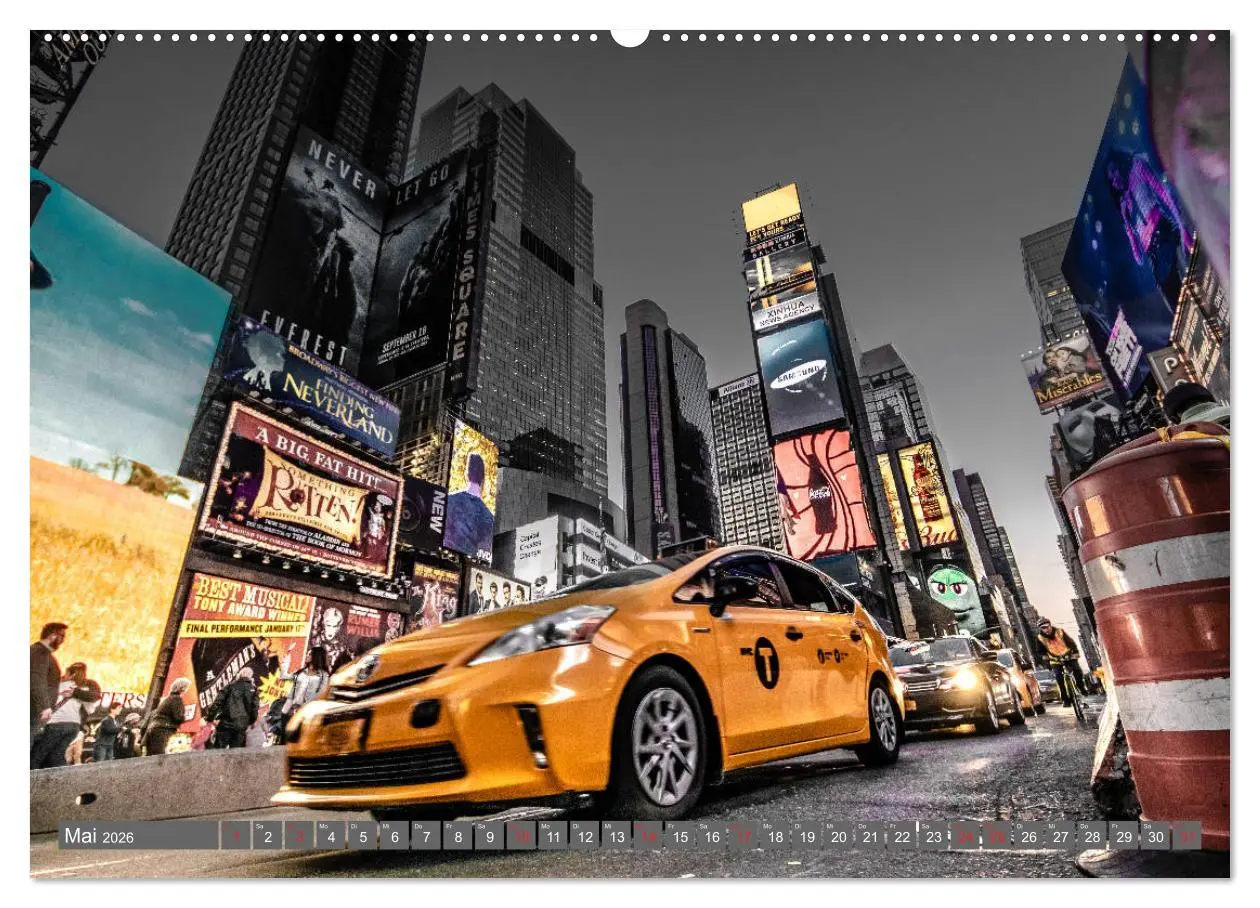 Bild: 9783457923009 | New York City - Color Glam Edition (Wandkalender 2026 DIN A2 quer),...