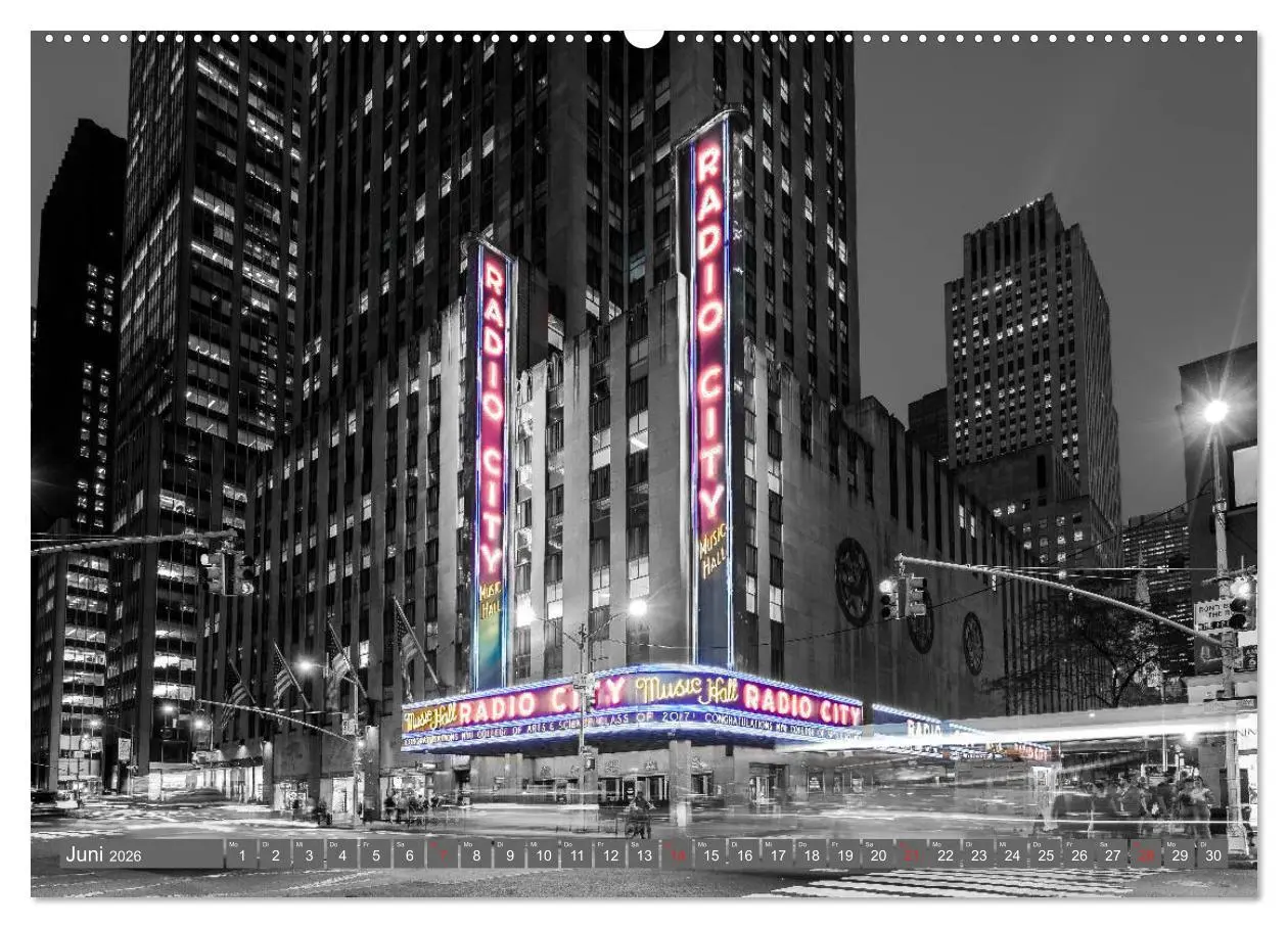 Bild: 9783457923009 | New York City - Color Glam Edition (Wandkalender 2026 DIN A2 quer),...