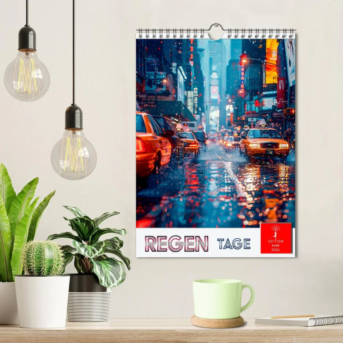 Bild: 9783516253009 | Regen Tage (Wandkalender 2026 DIN A4 hoch), CALVENDO Monatskalender