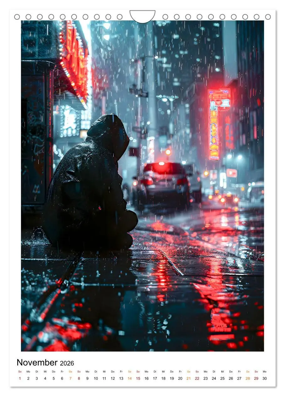 Bild: 9783516253009 | Regen Tage (Wandkalender 2026 DIN A4 hoch), CALVENDO Monatskalender