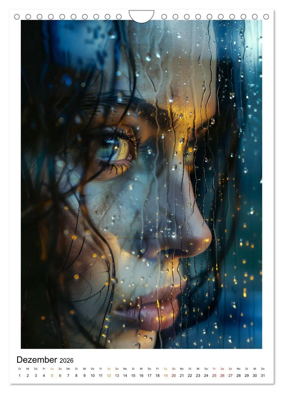 Bild: 9783516253009 | Regen Tage (Wandkalender 2026 DIN A4 hoch), CALVENDO Monatskalender