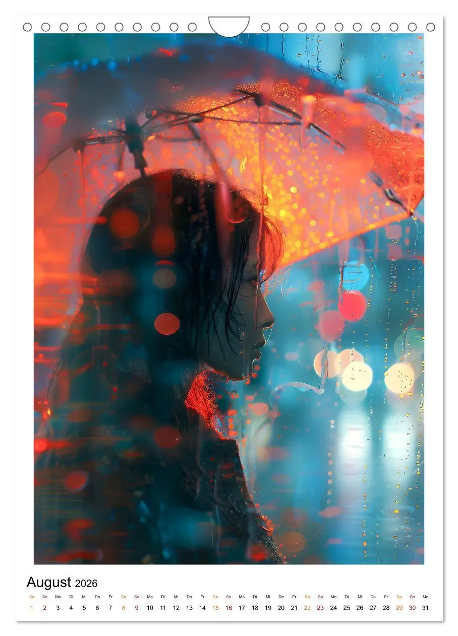 Bild: 9783516253009 | Regen Tage (Wandkalender 2026 DIN A4 hoch), CALVENDO Monatskalender