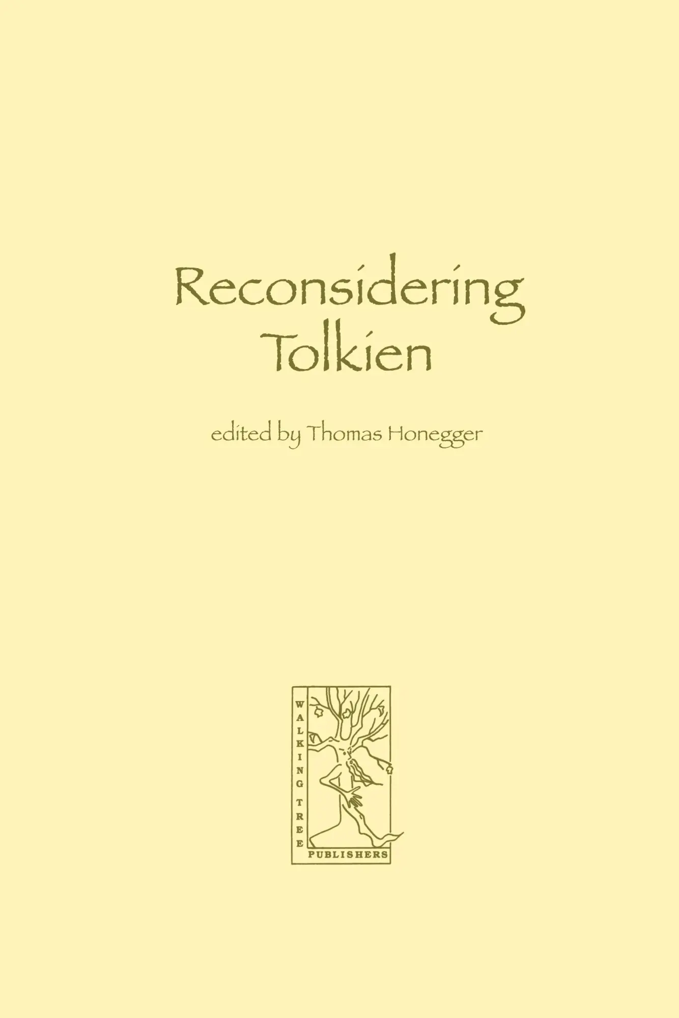 Cover: 9783905703009 | Reconsidering Tolkien | Thomas M. Honegger | Taschenbuch | Englisch