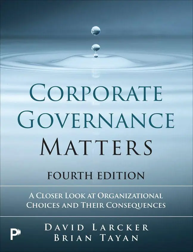Cover: 9780135463109 | Corporate Governance Matters | David Larcker (u. a.) | Taschenbuch