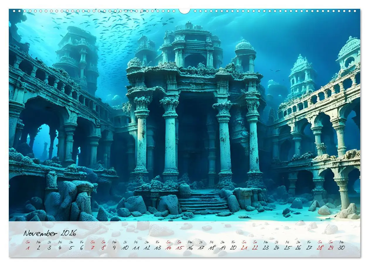 Bild: 9783457393109 | Geheimnisse der Unterwasserwelten (Wandkalender 2026 DIN A2 quer),...