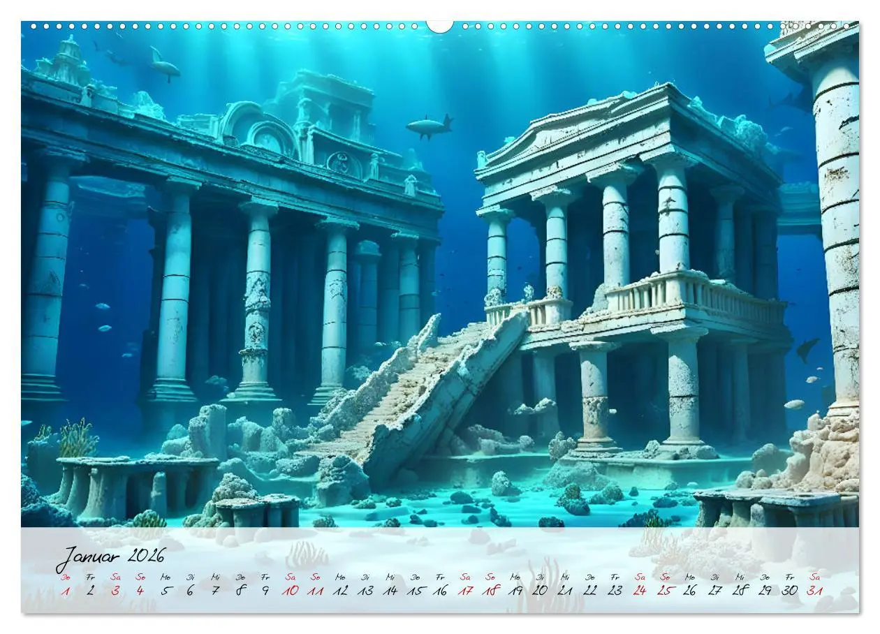 Bild: 9783457393109 | Geheimnisse der Unterwasserwelten (Wandkalender 2026 DIN A2 quer),...