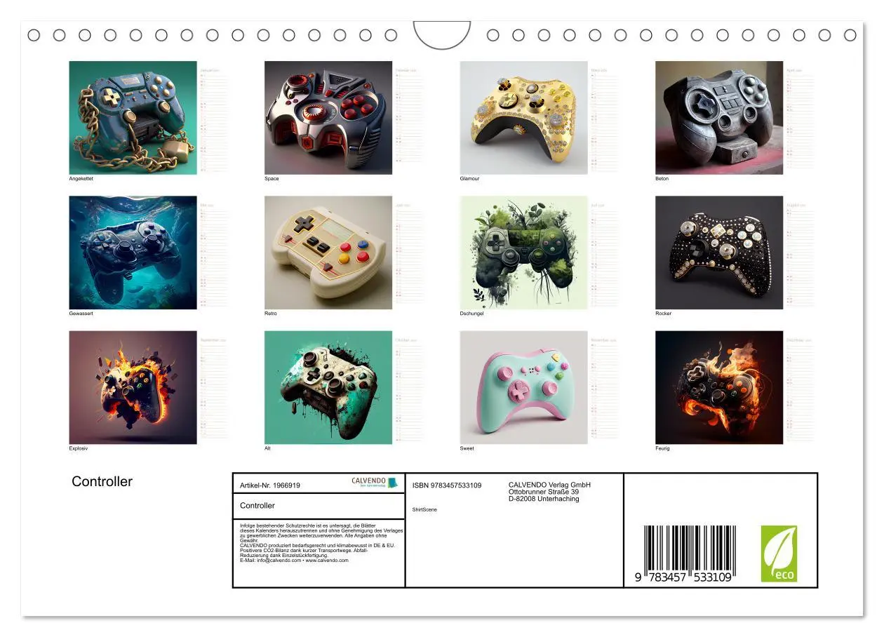 Bild: 9783457533109 | Controller (Wandkalender 2026 DIN A4 quer), CALVENDO Monatskalender
