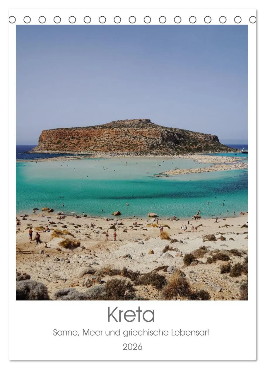 Cover: 9783516243109 | Kreta - Sonne, Meer und griechische Lebensart (Tischkalender 2026...