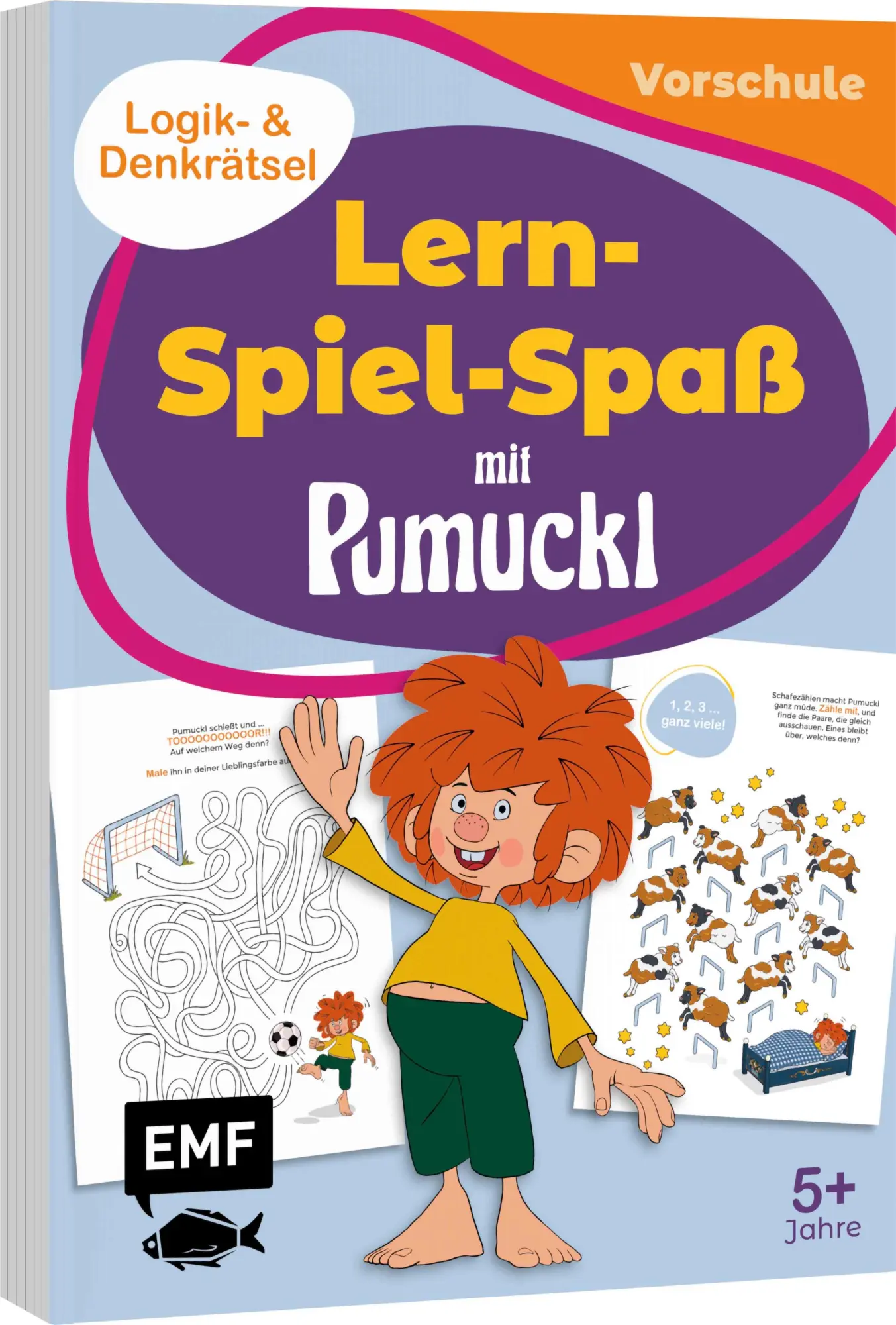 Cover: 9783745933109 | Lern-Spiel-Spaß mit Pumuckl - Mein Vorschulblock: Logik- und...