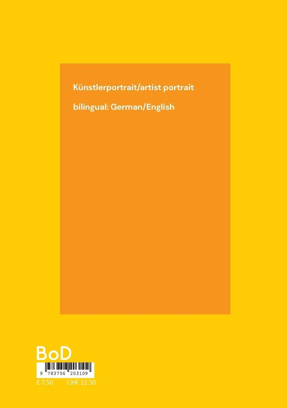 Rückseite: 9783756203109 | Portrait | Marion Wolters | Taschenbuch | 32 S. | Deutsch | 2022