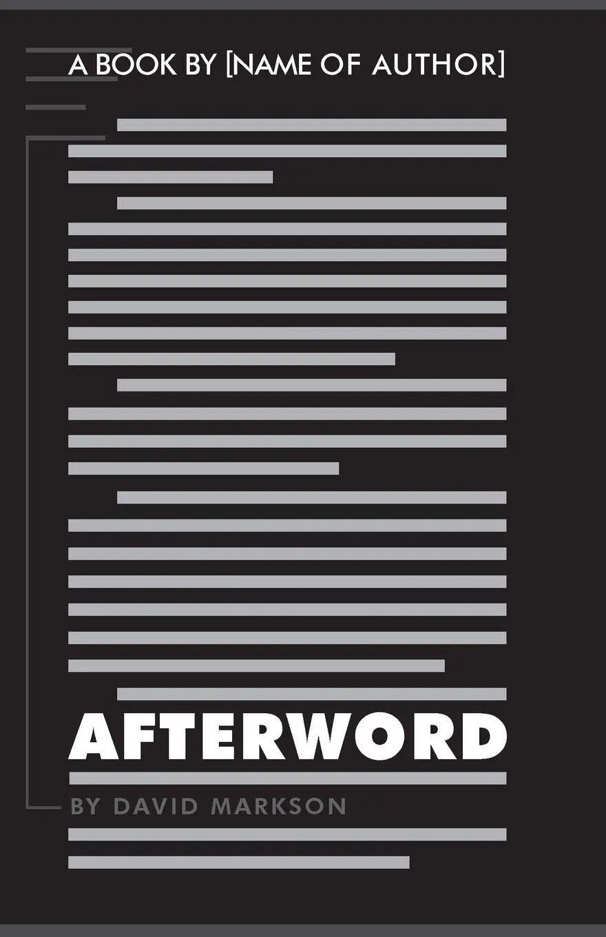 Cover: 9798994153109 | Afterword | Name Of Author | Taschenbuch | Englisch | 2025