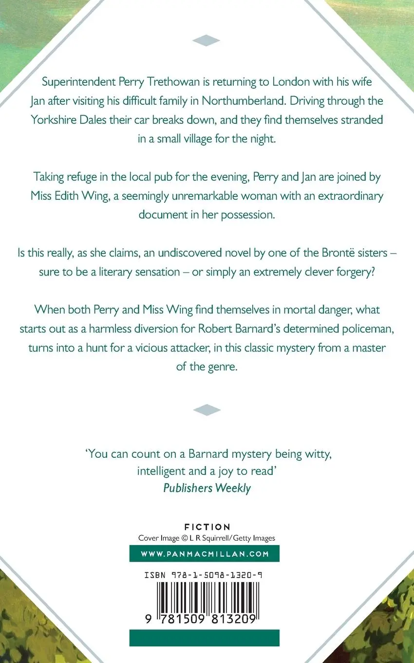 Rückseite: 9781509813209 | The Case of the Missing Brontë | Robert Barnard | Taschenbuch | 2016