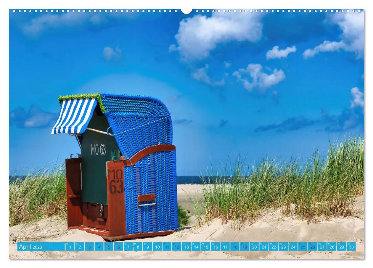 Bild: 9783457383209 | Borkum Ansichten (Wandkalender 2026 DIN A2 quer), CALVENDO...