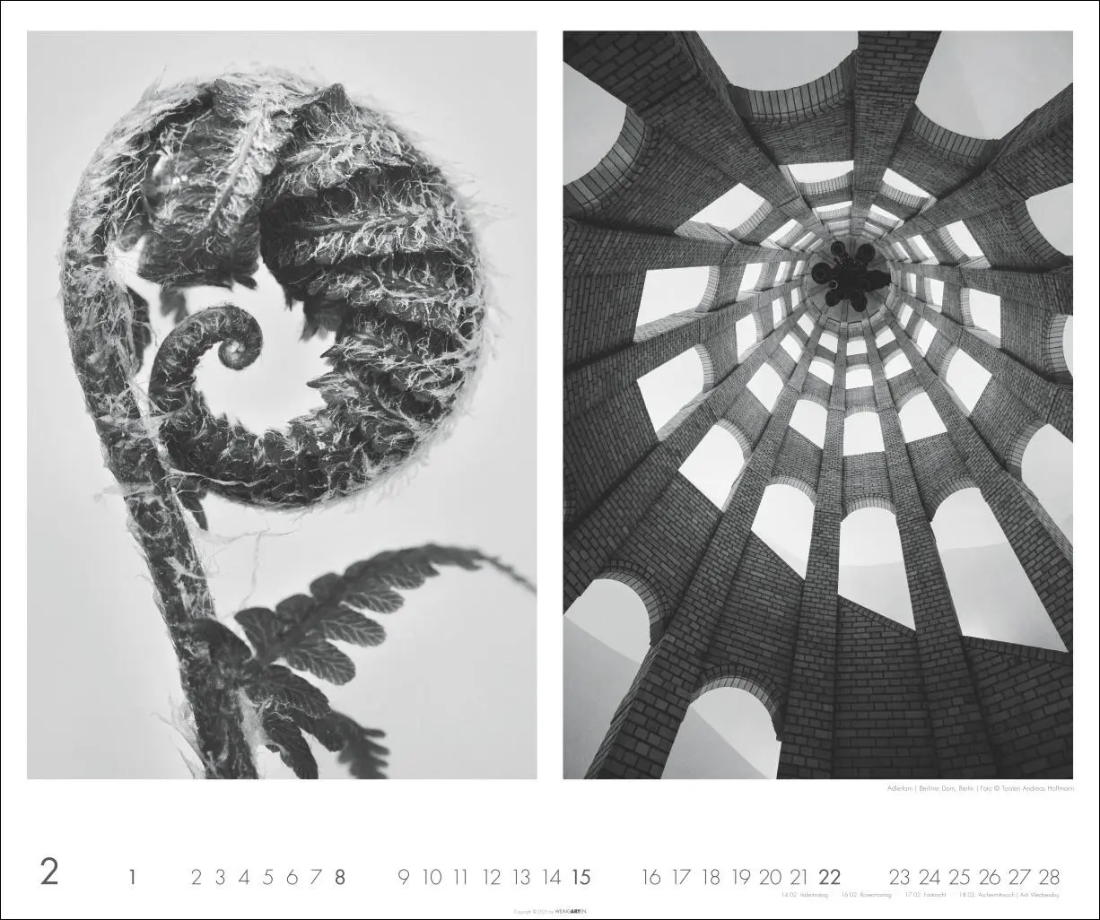 Bild: 9783839903209 | Natur : Architektur Kalender 2026 | Torsten A. Hoffmann | Kalender