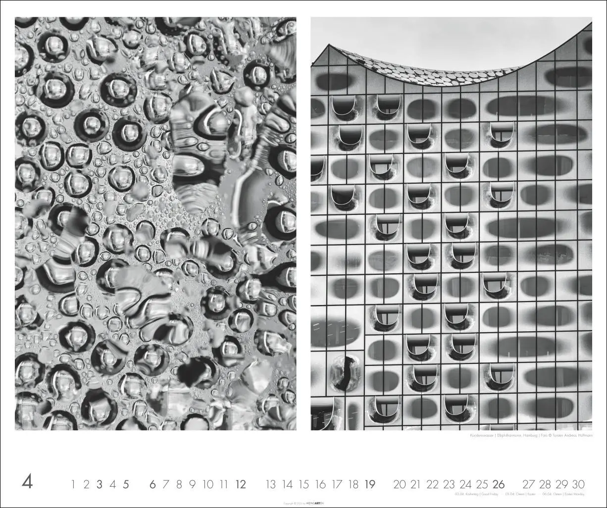 Bild: 9783839903209 | Natur : Architektur Kalender 2026 | Torsten A. Hoffmann | Kalender
