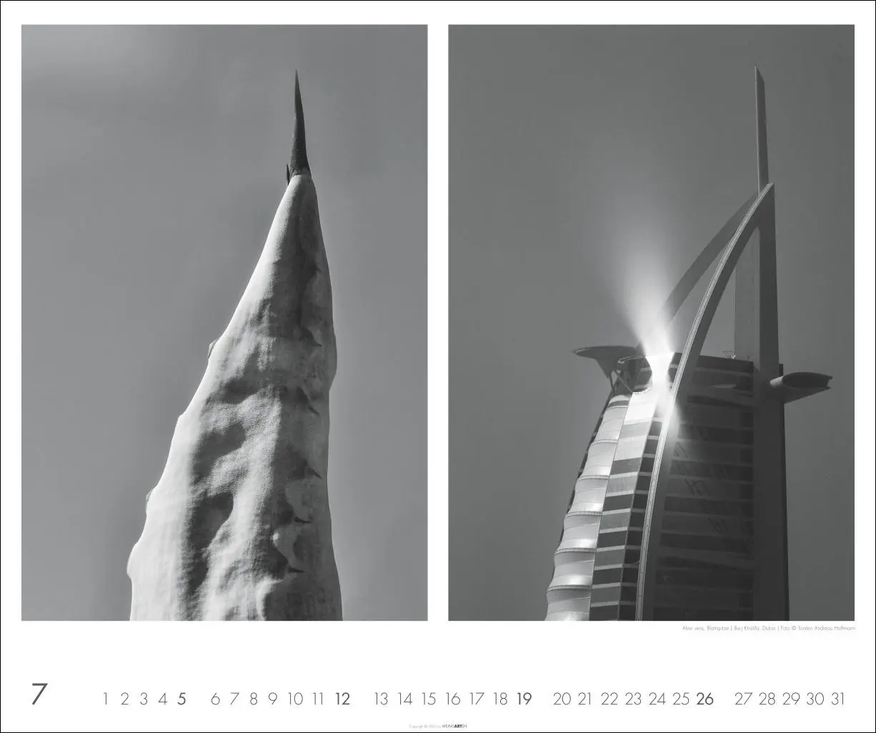 Bild: 9783839903209 | Natur : Architektur Kalender 2026 | Torsten A. Hoffmann | Kalender