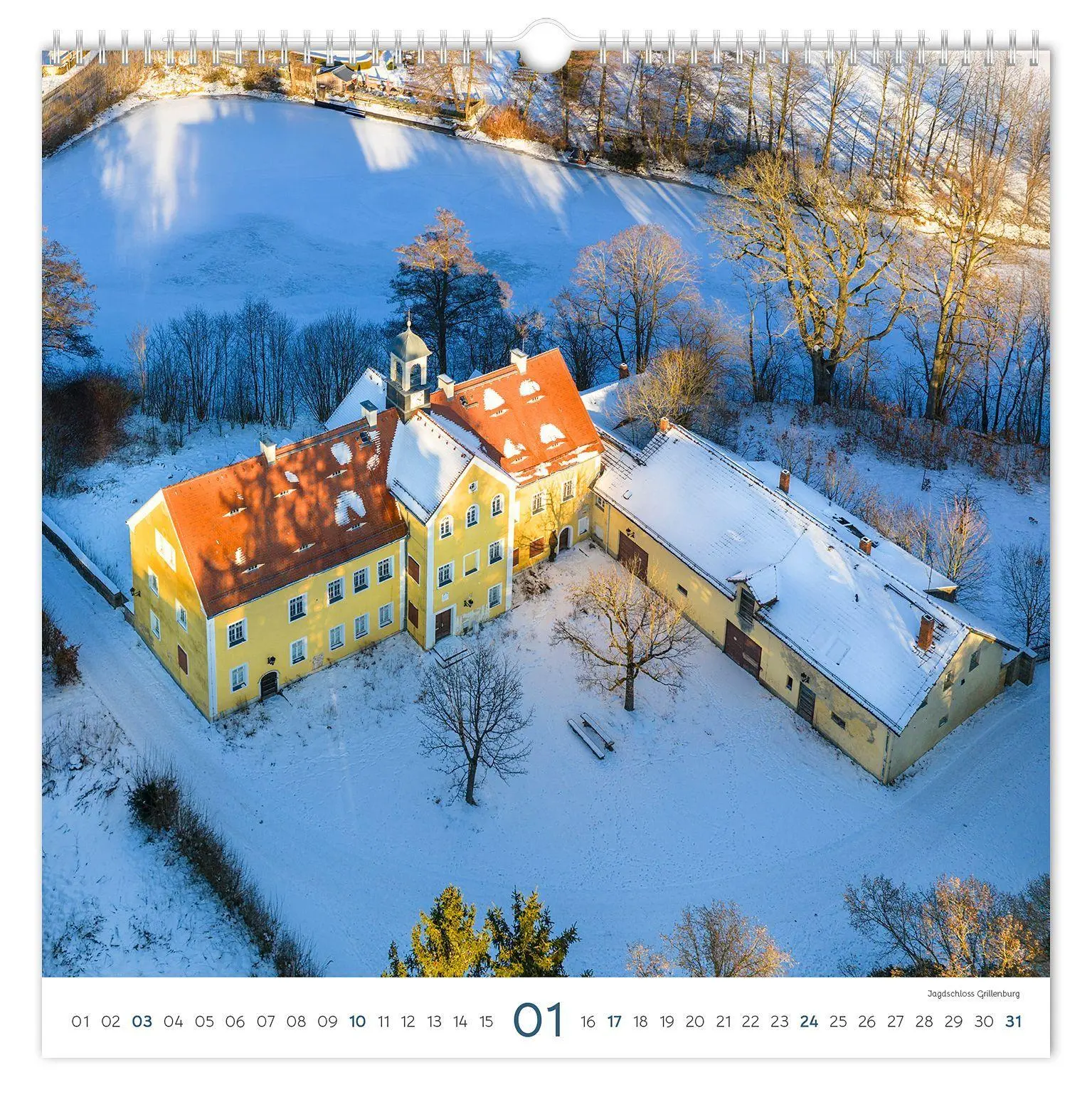 Bild: 9783912303209 | Kalender Burgen und Schlösser Sachsen 2027 | Peter Schubert | Kalender
