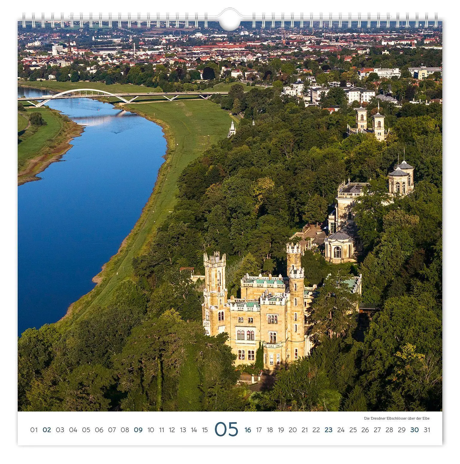 Bild: 9783912303209 | Kalender Burgen und Schlösser Sachsen 2027 | Peter Schubert | Kalender