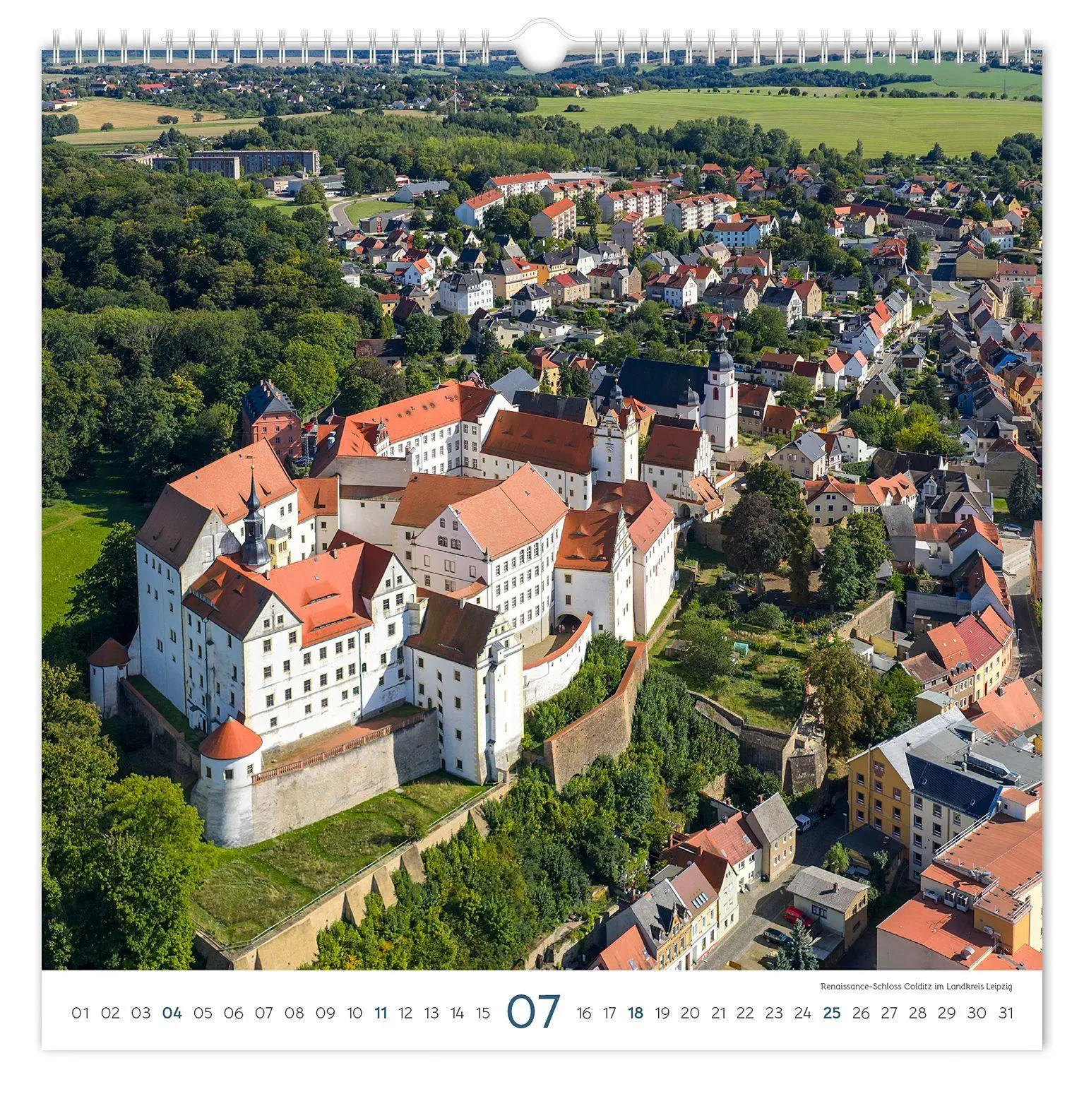 Bild: 9783912303209 | Kalender Burgen und Schlösser Sachsen 2027 | Peter Schubert | Kalender