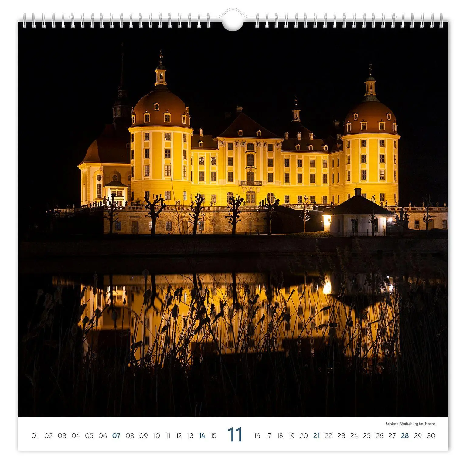 Bild: 9783912303209 | Kalender Burgen und Schlösser Sachsen 2027 | Peter Schubert | Kalender