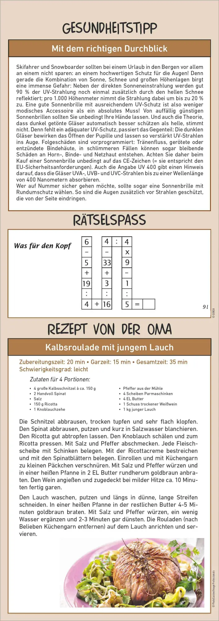 Bild: 4069095003309 | Rentnerkalender 2026 Streifenkalender, 15x42cm, Kalender mit 3...