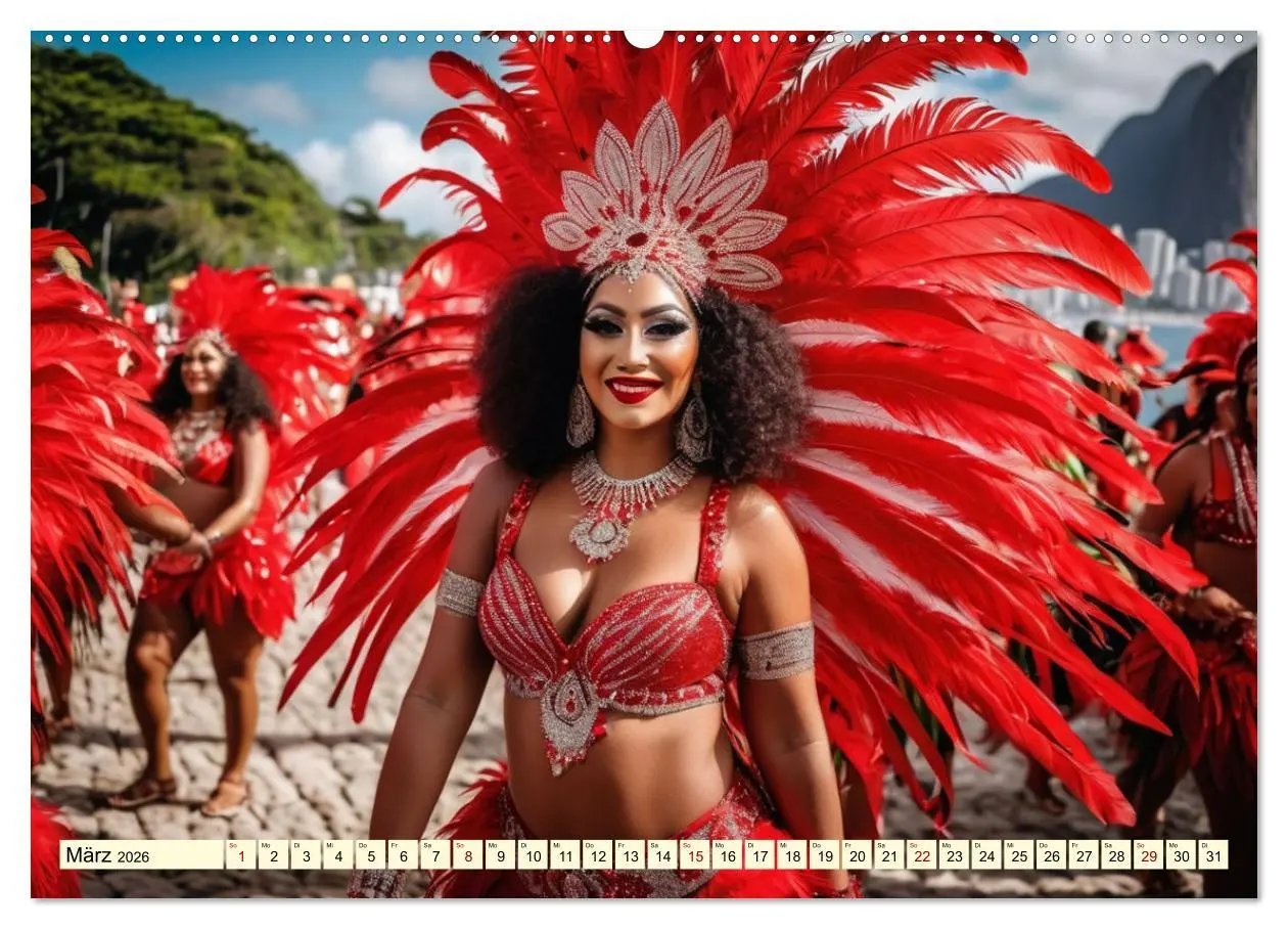 Bild: 9783457373309 | Typisch Brasilien (hochwertiger Premium Wandkalender 2026 DIN A2...