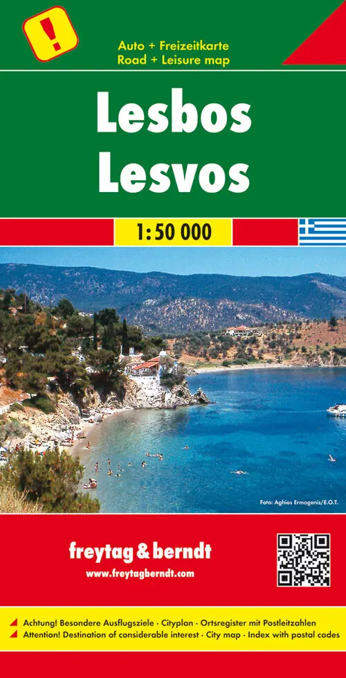 Cover: 9783707913309 | Freytag &amp; Berndt Autokarte Lesbos 1:50.000 | (Land-)Karte | Deutsch