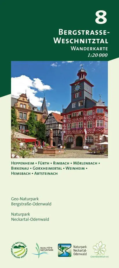 Cover: 9783947593309 | Blatt 8, Bergstraße-Weschnitztal | Bergstraße-Odenwald (u. a.) | 2 S.