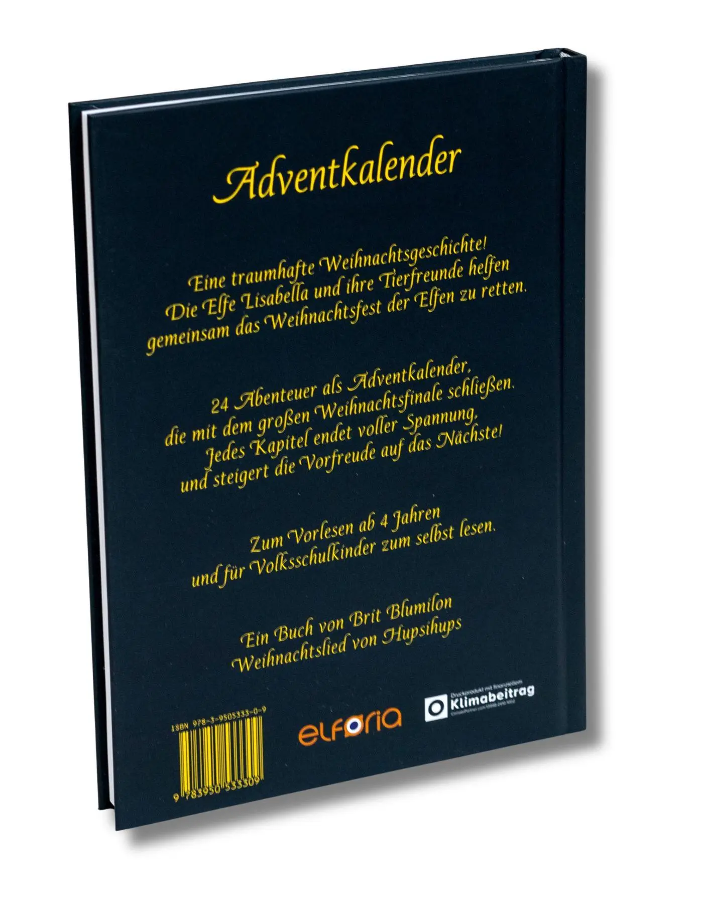 Rückseite: 9783950533309 | Die magische Weihnachtsglocke | Brit Blumilon | Buch | Deutsch | 2024