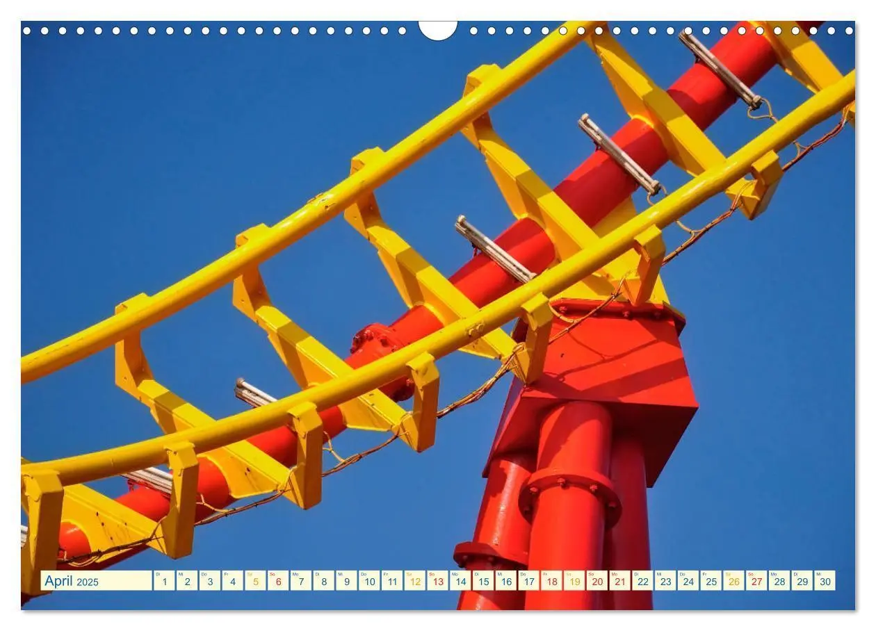 Bild: 9783435273409 | Achterbahn - extrem (Wandkalender 2025 DIN A3 quer), CALVENDO...