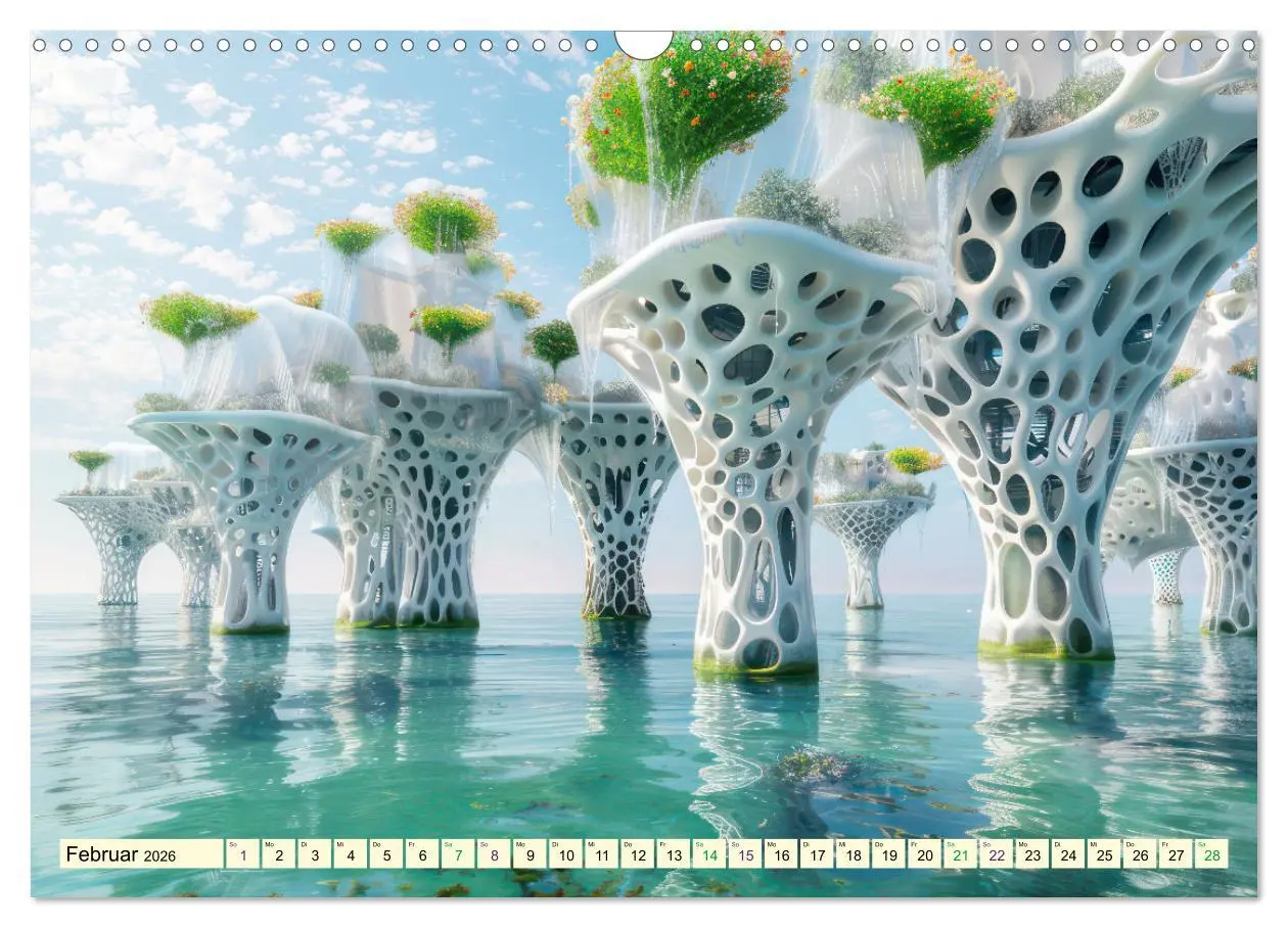 Bild: 9783457433409 | Science-Fiction Wasserwelten (Wandkalender 2026 DIN A3 quer),...