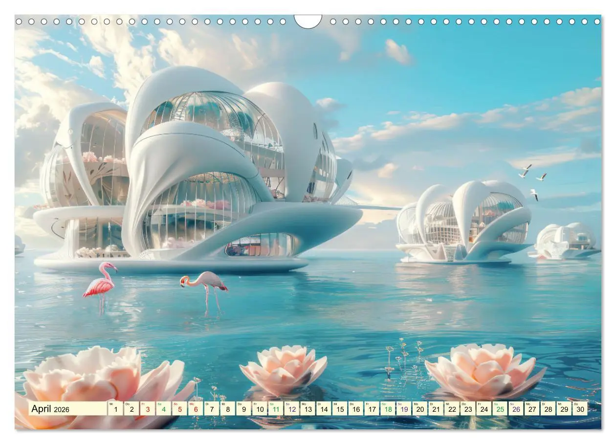 Bild: 9783457433409 | Science-Fiction Wasserwelten (Wandkalender 2026 DIN A3 quer),...