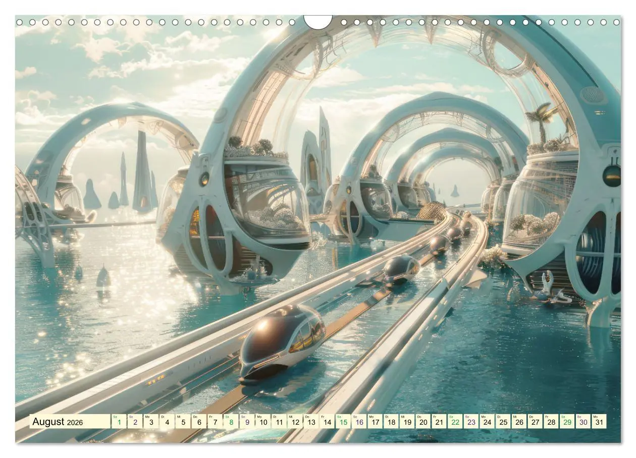 Bild: 9783457433409 | Science-Fiction Wasserwelten (Wandkalender 2026 DIN A3 quer),...